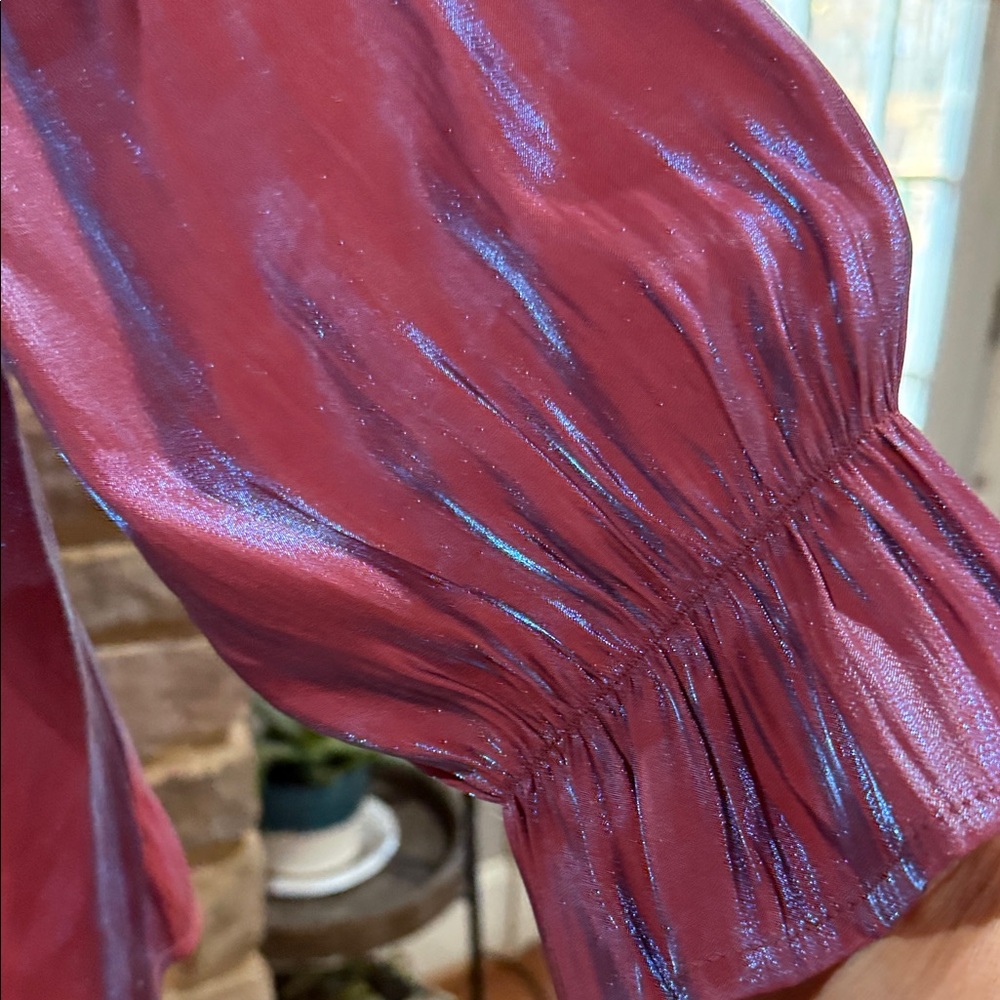 Entro Shimmering Pink Blouse - Picture 4 of 4